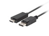 Kaabel Lanberg DisplayPort to HDMI CA-DPHD-11CC-0050-BK, 3 m, must