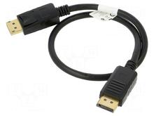 Kaabel DisplayPort Lanberg CA-DPDP-10CC-0005-BK, 0.5 m, must