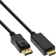 Kaabel konverter DisplayPort - HDMI Inline 17181I, 1 m, must