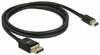 Kaabel mini DisplayPort - DisplayPort Delock 84927, 1 m, must