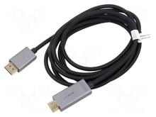 Kaabel DisplayPort - HDMI Digitus DB-340202-030-S, 3 m, hall