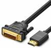 Kaabel DVI- HDMI Ugreen HD106, 1,5 m, must