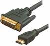 Kaabel HDMI - DVI-D Sharkoon, 3 m, must, 24+1