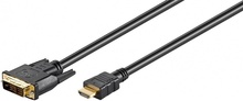 Kaabel HDMI-DVI MicroConnect HDM191812, 2 m, must