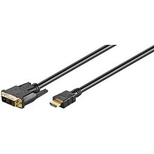 Kaabel DVI-D/HDMI Goobay, 2 m, kullatud