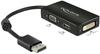 Adapter DisplayPort 	o VGA/HDMI/DVI DeLOCK, 0.16 m, must