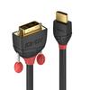 Kaabel HDMI-DVI Lindy 36273, 3 m, must