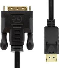 Kaabel DisplayPort - DVI-D ProXtend, 3 m, must