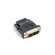 Adapter HDMI - DVI-D, Lanberg AD-0013-BK, must