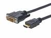 Kaabel HDMI-DVI Vivolink Pro, 3 m, must