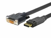 Kaabel DisplayPort - DVI-D Vivolink PRODPDVI3, 3 m, must