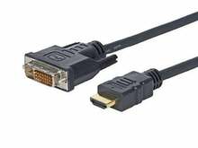 Kaabel HDMI-DVI Vivolink Pro, 3 m, must