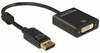 Adapterkaabel DisplayPort - DVI Delock 62601, 0,2 m, must