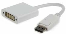 Adapter DisplayPort - DVI Gembird A-DPM-DVIF-002-W, 0.1 m, valge