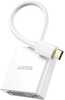 Adapter USB-C to DVI Unitek, 15 cm, valge