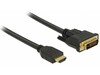 Kaabel HDMI - DVI Delock 85654, 2 m