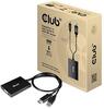 Adapter DisplayPort - DVI-D Club 3D CAC-1010-A, 60 cm, must