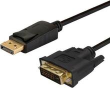 Kaabel DisplayPort - DVI Savio CL-122, 3 m, must
