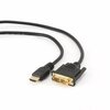 Kaabel HDMI-DVI Gembird CC-HDMI-DVI-10, 3 m, must