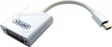 Adapter Mini DisplayPort - DVI, Unitek Y-6326WH, valge