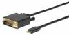 Kaabel USB-C - DVI-D MicroConnect, 1.8 m, must