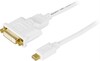 Adapter Mini DisplayPort - DVI-I, Deltaco DP-DVI100, 1 m, valge