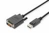 Adapter DisplayPort - DVI-D Assmann AK340301010S, 1 m, must