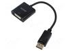 Adapter DisplayPort - DVI Savio CL-91, 0,2 m, must
