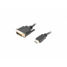Kaabel HDMI - DVI-D Lanberg CA-HDDV-20CU-0018-BK, 1,8 m, must