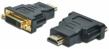 Adapter HDMI - DVI-I Assmann, must