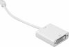 Adapter mini DisplayPort - DVI-D, Sharkoon, 15 cm, valge