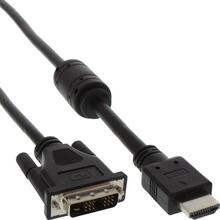Kaabel HDMI-DVI InLine, 1,8 m, must