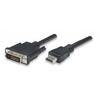 Kaabel HDMI-DVI Techly ICOC-HDMI-D-030, 3 m, must