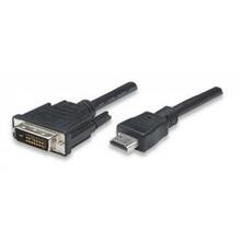 Kaabel HDMI-DVI Techly ICOC-HDMI-D-030, 3 m, must