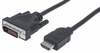 Kaabel HDMI 	o DVI-D Manhattan, 1.8 m