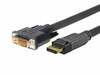Kaabel DisplayPort - DVI-D Vivolink, 2 m, must