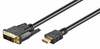Kaabel HDMI-DVI MicroConnect, 1 m, must