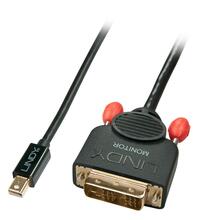 Kaabel Mini DP - DVI Lindy 41953, 3 m, must