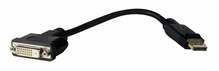 Kaabel DisplayPort - DVI Vivolink PRODPADAPDVI, 0,2 m, must