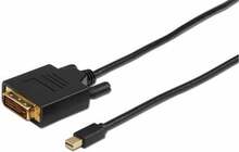 Kaabel Mini DisplayPort - DVI-D MicroConnect MDPDVI1B, 1 m, must