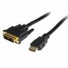 Kaabel HDMI - DVI StarTech HDDVIMM3M, 3 m, must