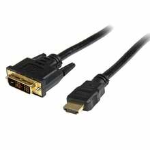 Kaabel HDMI - DVI StarTech HDDVIMM3M, 3 m, must