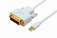 Kaabel Mini DisplayPort - DVI-D, MicroConnect MDPDVI1, 1 m, valge