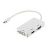 Adapter Mini DisplayPort – HDMI/DVI/VGA, Extra Digital, 0.2 m, valge
