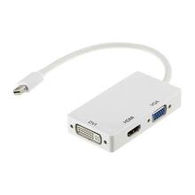Adapter Mini DisplayPort – HDMI/DVI/VGA, Extra Digital, 0.2 m, valge
