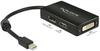 Adapter Mini DisplayPort to DisplayPort/HDMI/DVI, Delock, 0.16 m, must