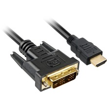 Kaabel HDMI - DVI-D Sharkoon, 3 m, must