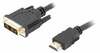 Kaabel HDMI - DVI-D Lanberg CA-HDDV-10CC-0030-BK, 3 m, must