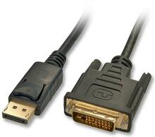 Kaabel DisplayPort - DVI-D Lindy 41490, 1 m, must