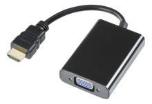 Adapter HDMI - VGA DELTACO HDMI-VGA7, must